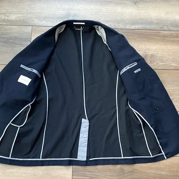 Ermenegildo Zegna Dark Blue Blazer - Picture 2 of 8